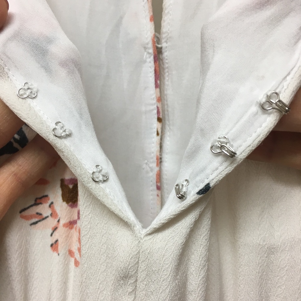 Free People All I Got Floral V Neck Maxi Dress - Picture 9 of 15